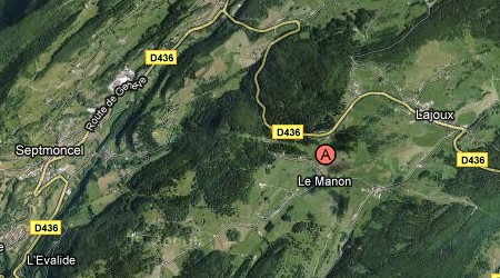 Plan Hôtel Le Manon Septmoncel Jura