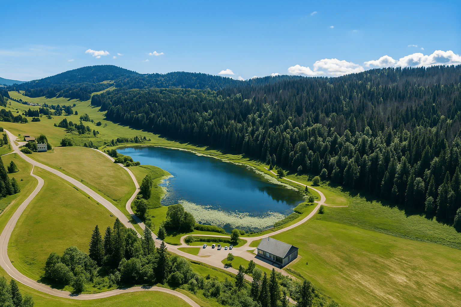 Lac Lamoura Jura Lac Lamoura Jura